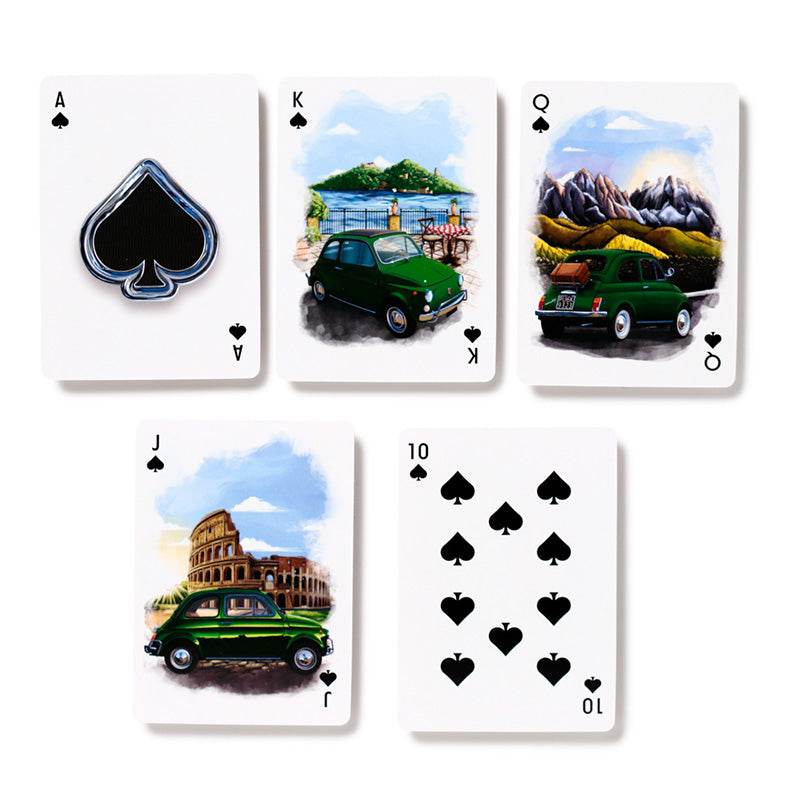 Fiat 500 Standard Playing Card Deck - Gift Arch