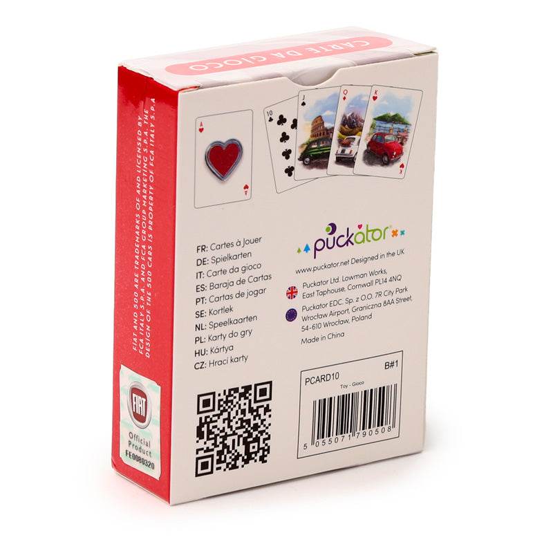 Fiat 500 Standard Playing Card Deck - Gift Arch