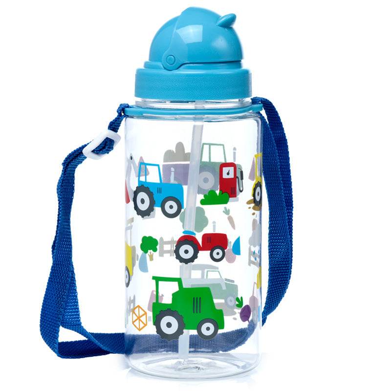 450ml Children's Shatterproof Water Bottle Little Tractors - Gift Arch
