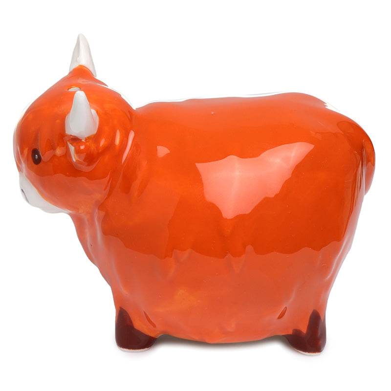 Highland Coo Cow Ceramic Salt & Pepper Set - Gift Arch