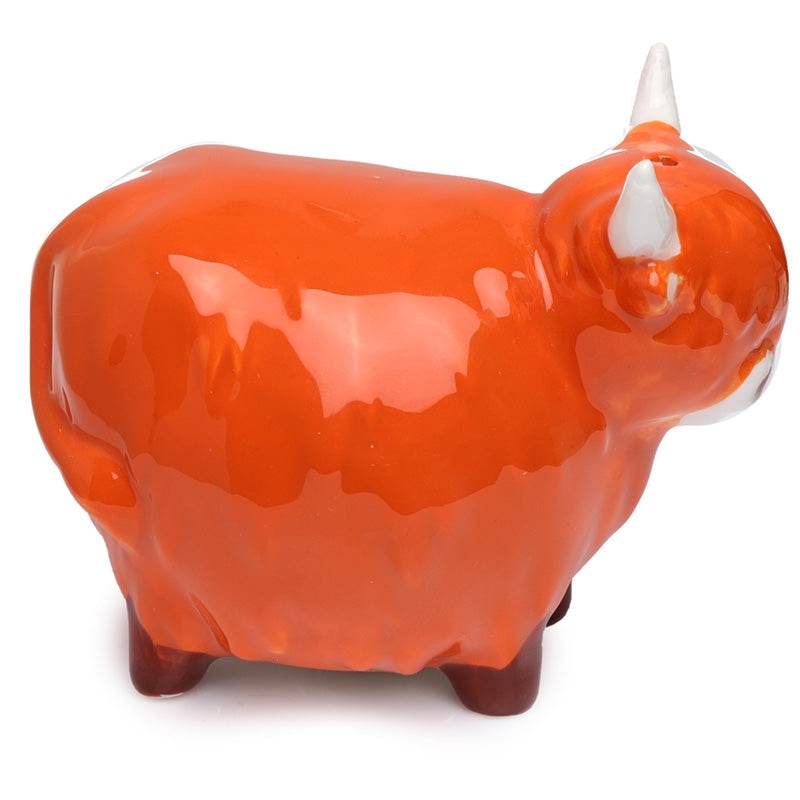 Highland Coo Cow Ceramic Salt & Pepper Set - Gift Arch