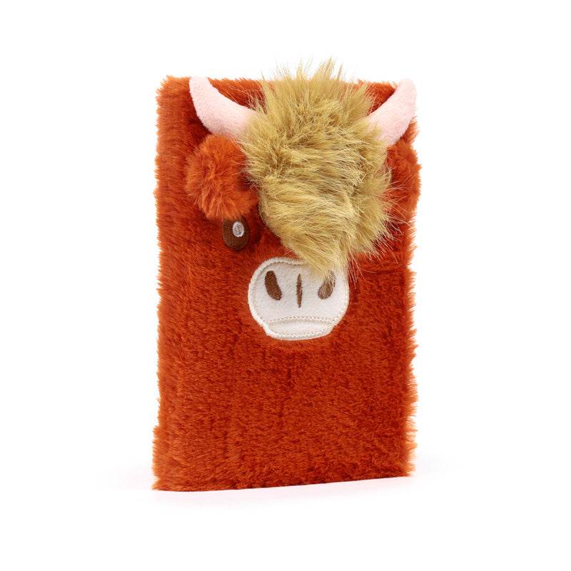 Highland Coo Cow Plush A5 Notebook - Gift Arch