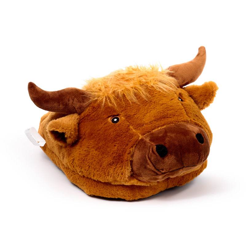 Highland Coo Giant Single Slipper Foot Warmer - Gift Arch