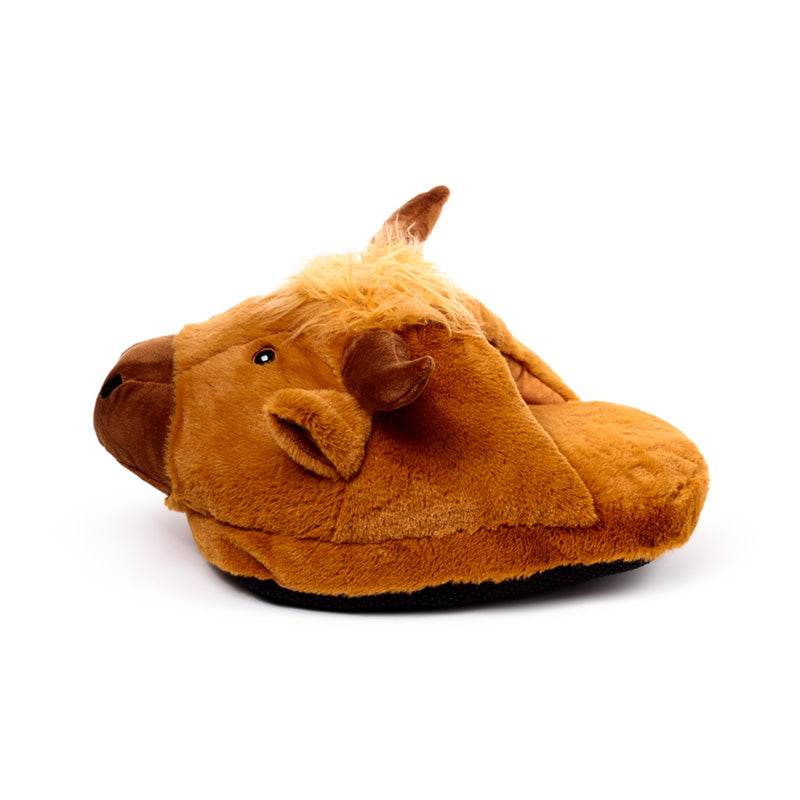 Highland Coo Giant Single Slipper Foot Warmer - Gift Arch