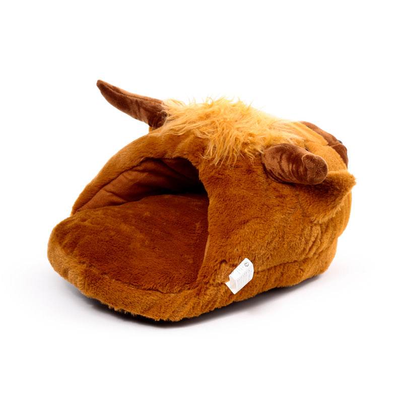 Highland Coo Giant Single Slipper Foot Warmer - Gift Arch