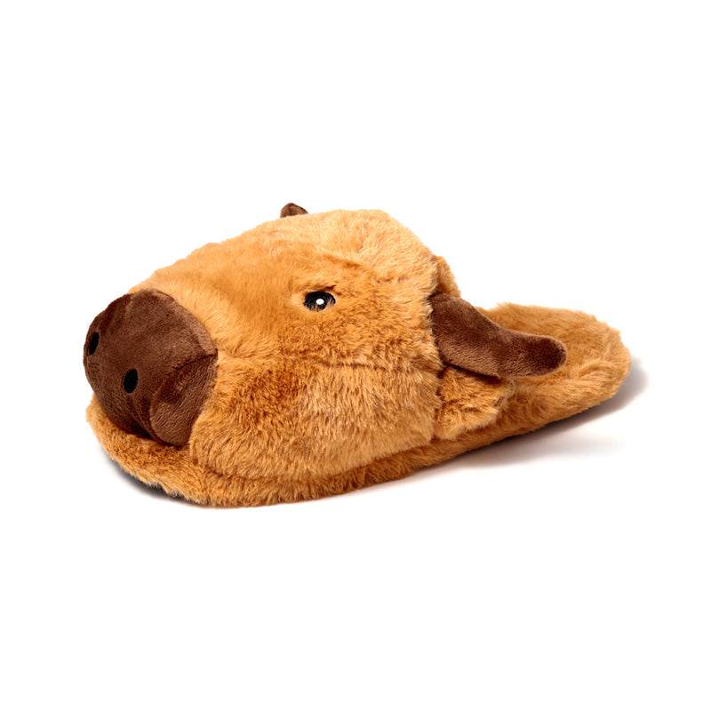 Highland Coo Slip On Slippers (Unisex One Size) - Gift Arch