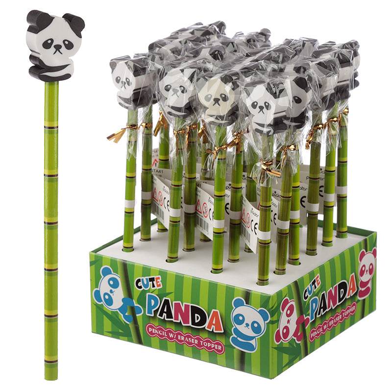 Cute Panda Pencil & Eraser Topper - Gift Arch