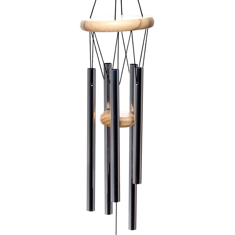 Wooden Wind Chime with Metal Tubes 58cm - Gift Arch