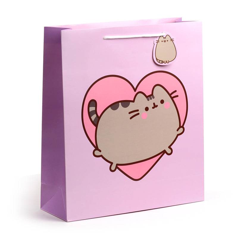 Pusheen the Cat Heart Gift Bag Extra Large - Gift Arch