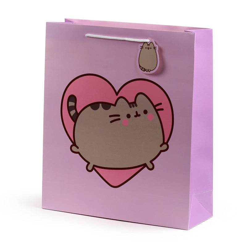 Pusheen the Cat Heart Gift Bag Extra Large - Gift Arch