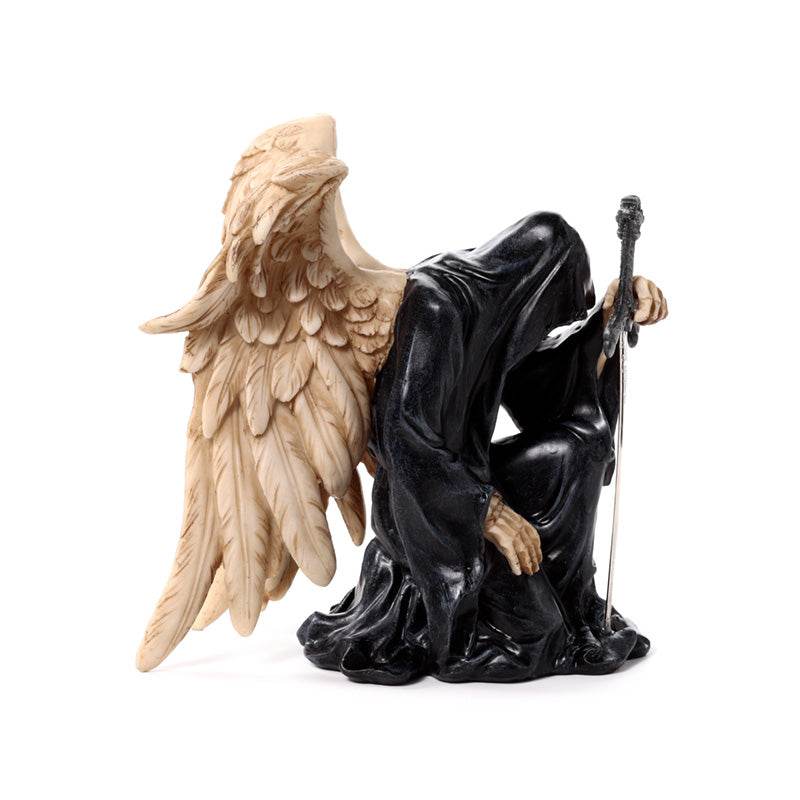 Angel of Death Kneeling with Sword - Gift Arch