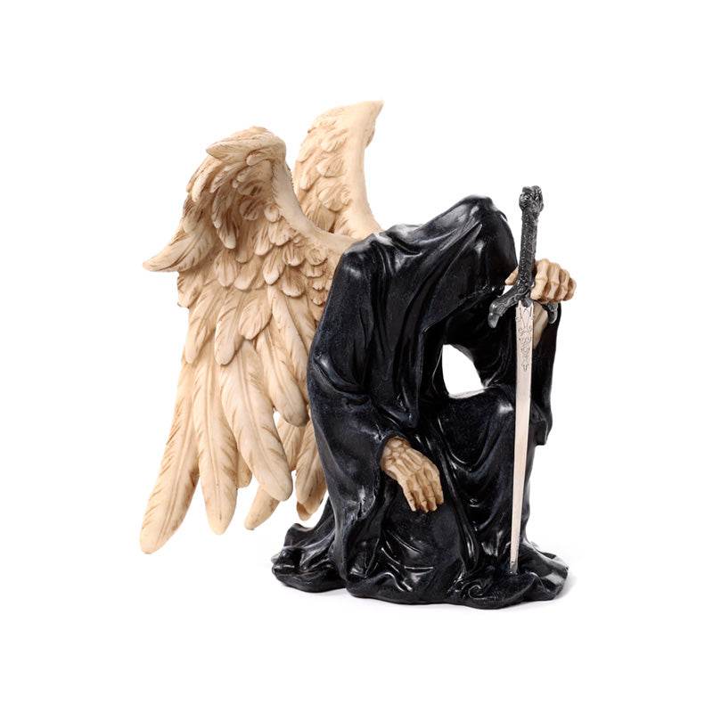 Angel of Death Kneeling with Sword - Gift Arch
