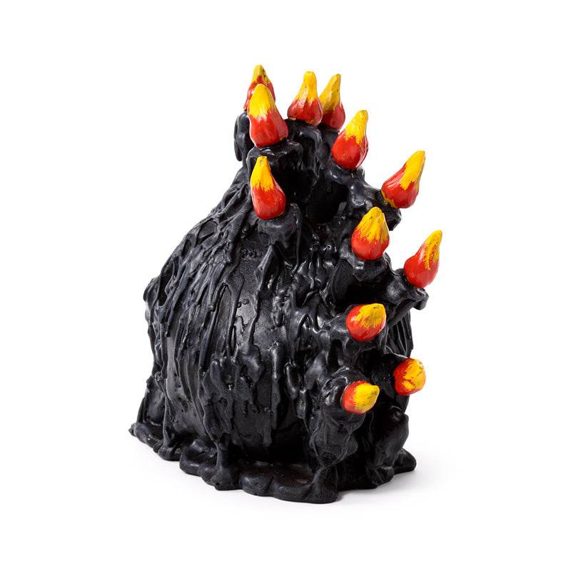 Black Screaming Skull with Candles & Melted Wax - Gift Arch