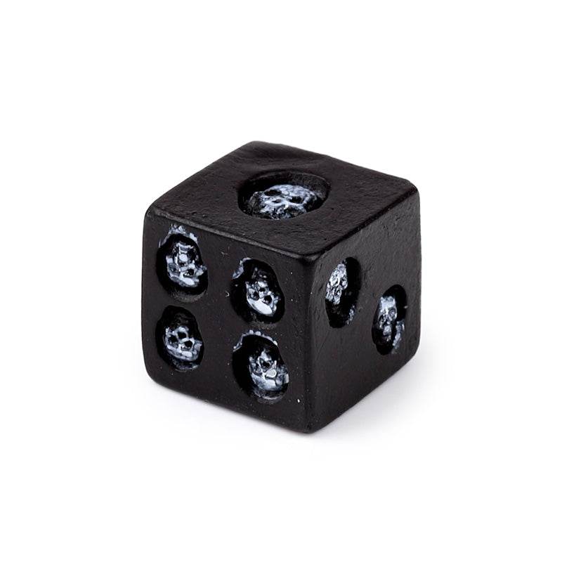 Black Skull Dice Pack of 5 - Gift Arch