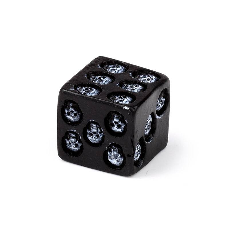Black Skull Dice Pack of 5 - Gift Arch