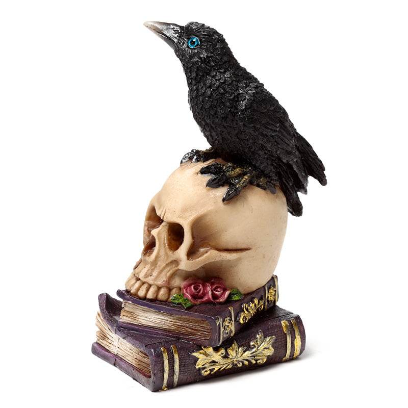 Crow Perched on Skull & Books - Gift Arch