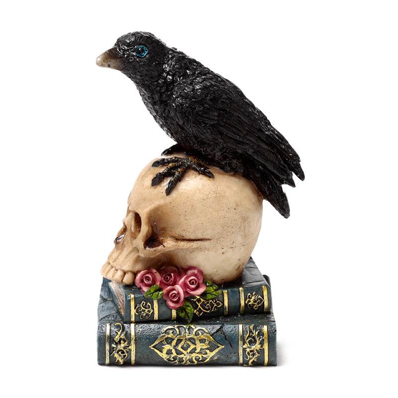 Crow Perched on Skull & Books - Gift Arch