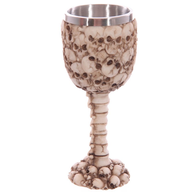 Decorative Multi Skull & Spine Goblet - Gift Arch