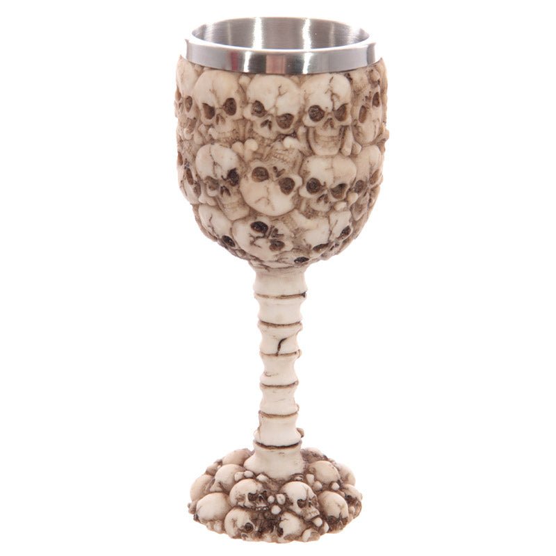 Decorative Multi Skull & Spine Goblet - Gift Arch