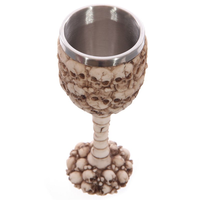 Decorative Multi Skull & Spine Goblet - Gift Arch