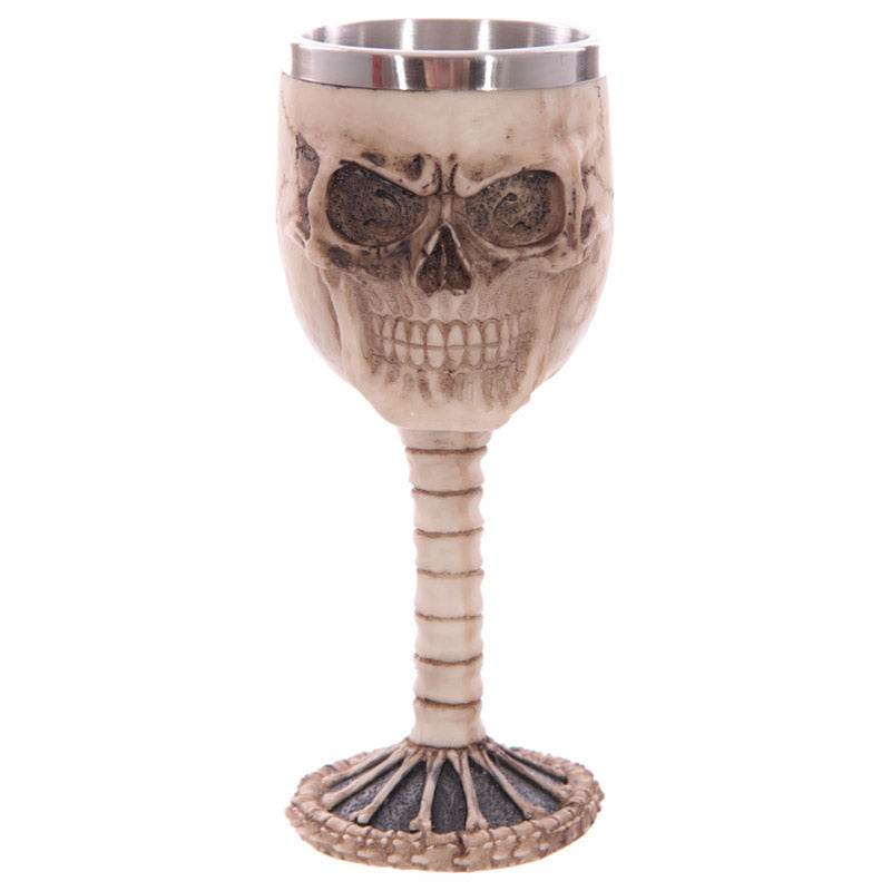 Decorative Skull & Spine Goblet - Gift Arch