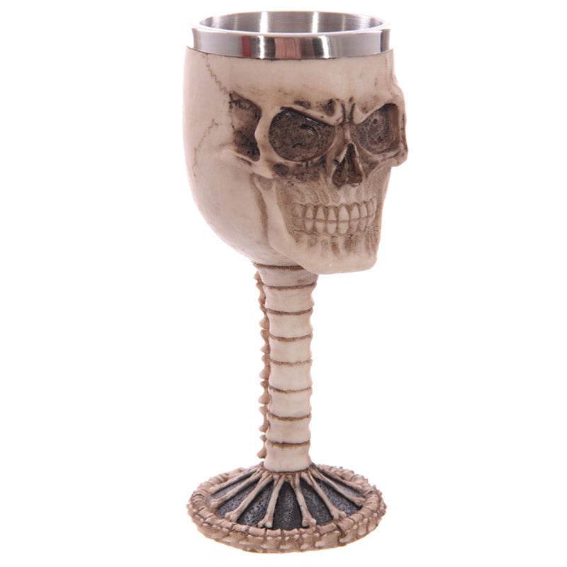 Decorative Skull & Spine Goblet - Gift Arch