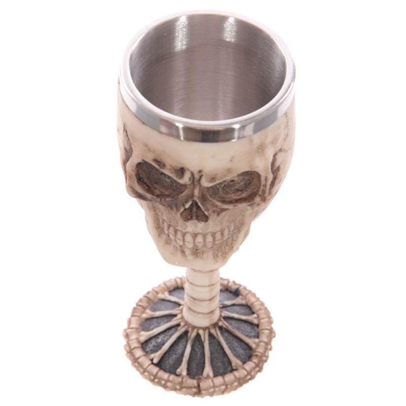 Decorative Skull & Spine Goblet - Gift Arch
