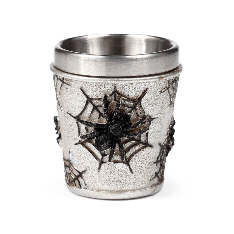 Decorative Spider Web Shot Glass - Gift Arch