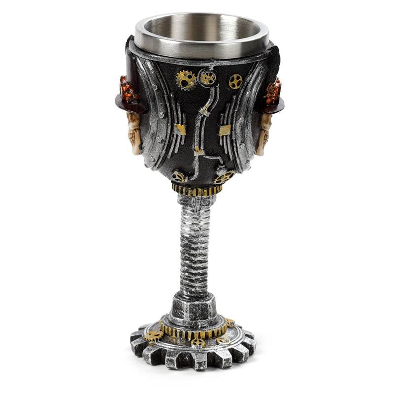 Decorative Steampunk Skull Goblet - Gift Arch