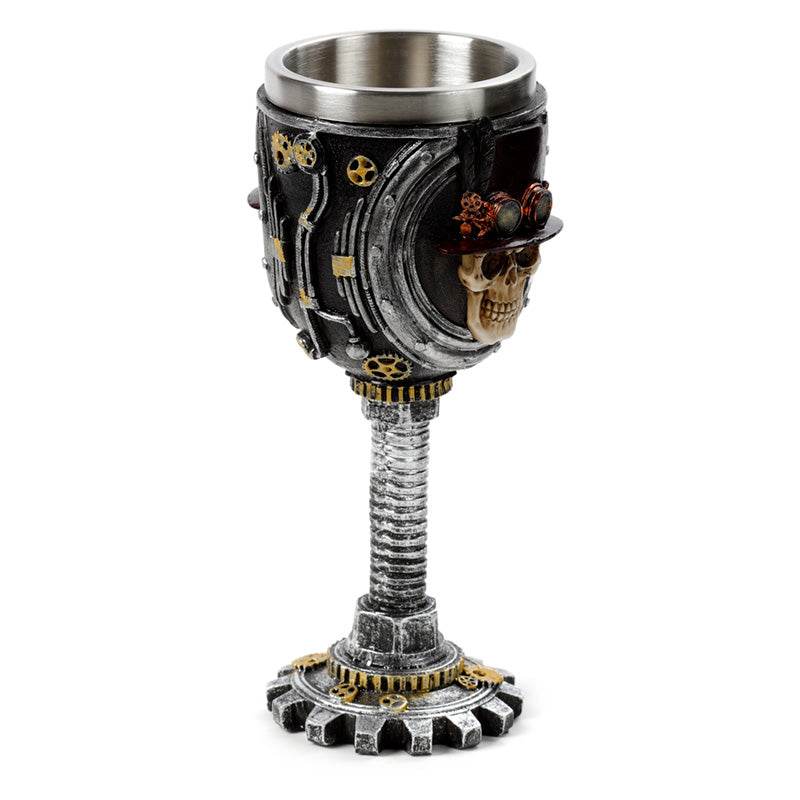 Decorative Steampunk Skull Goblet - Gift Arch