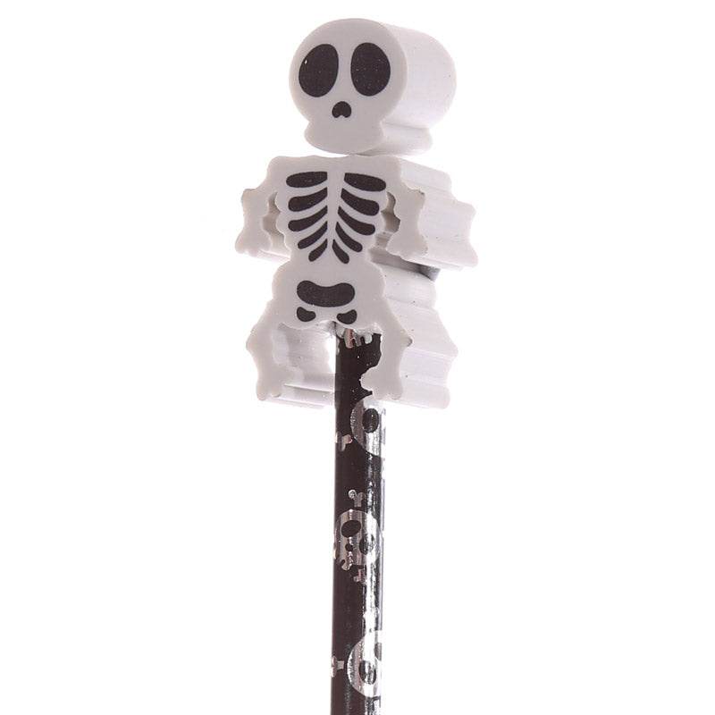 Fun Skeleton Pencil & Eraser Topper - Gift Arch