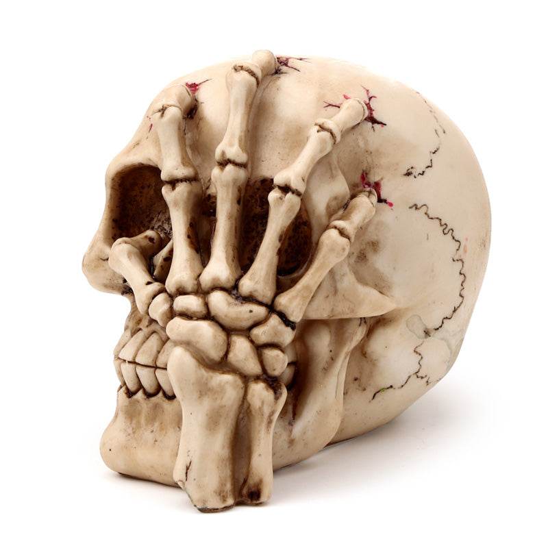 Gruesome Skull Head with Skeleton Claw Hand - Gift Arch