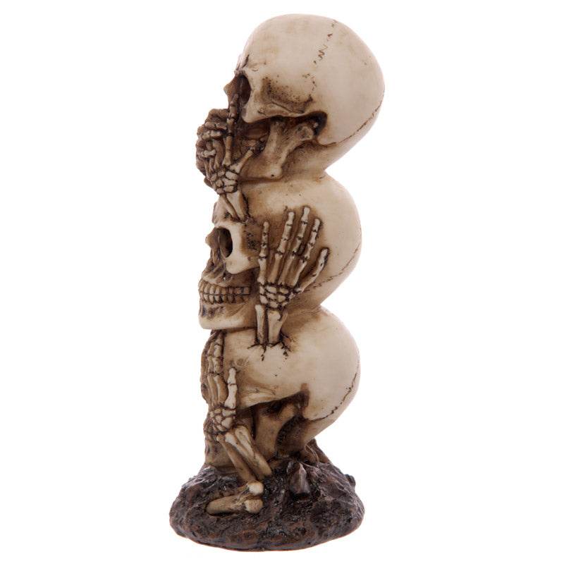 Hear No Speak No See No Evil Skull Totem Decoration - Gift Arch