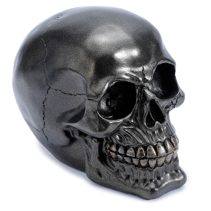 Metallic Black Skull Decoration - Gift Arch