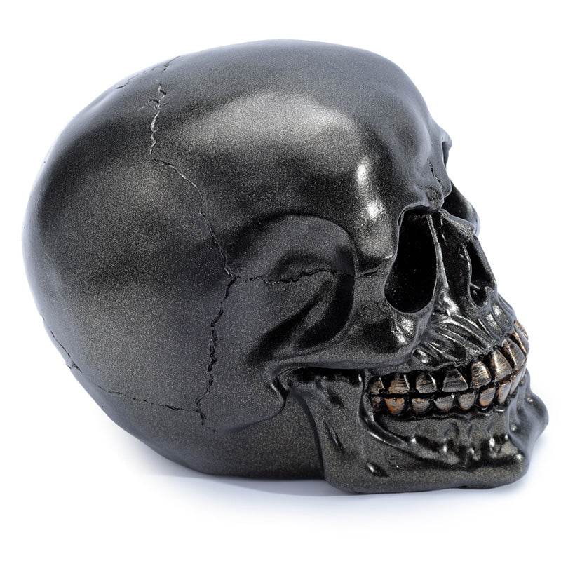 Metallic Black Skull Decoration - Gift Arch