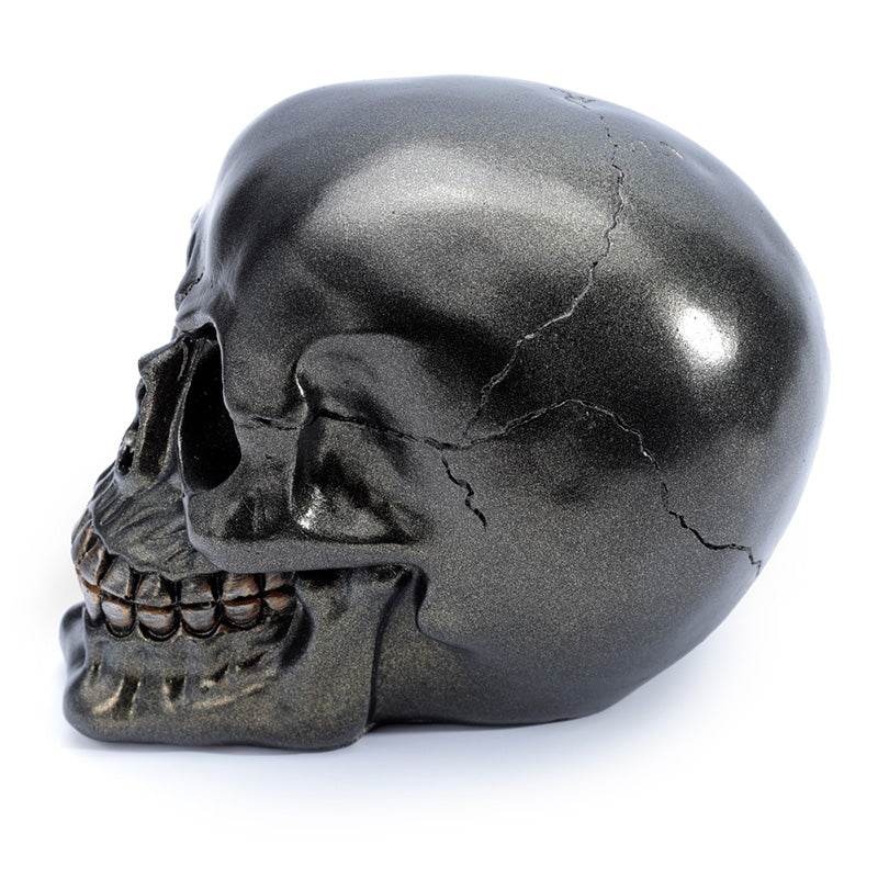 Metallic Black Skull Decoration - Gift Arch