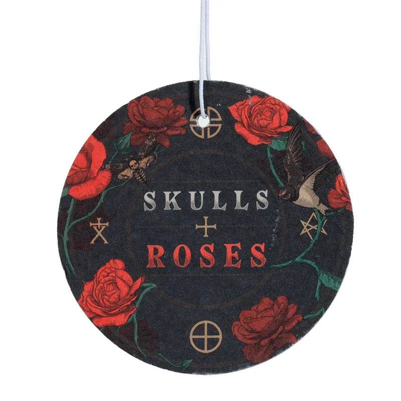 Raspberry Skulls and Roses Air Freshener - Gift Arch
