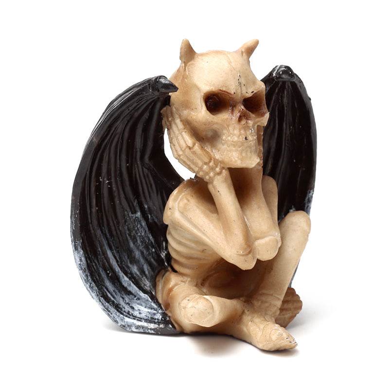 Set of 3 The Reaper of Death See No Speak No Hear No Evil Winged Demons - Gift Arch