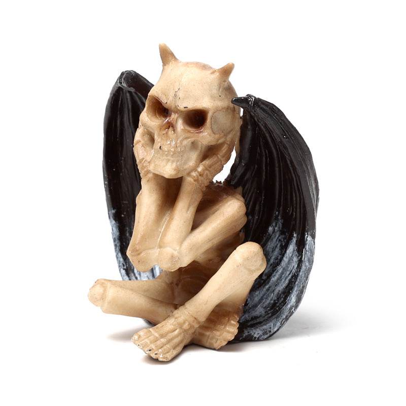 Set of 3 The Reaper of Death See No Speak No Hear No Evil Winged Demons - Gift Arch