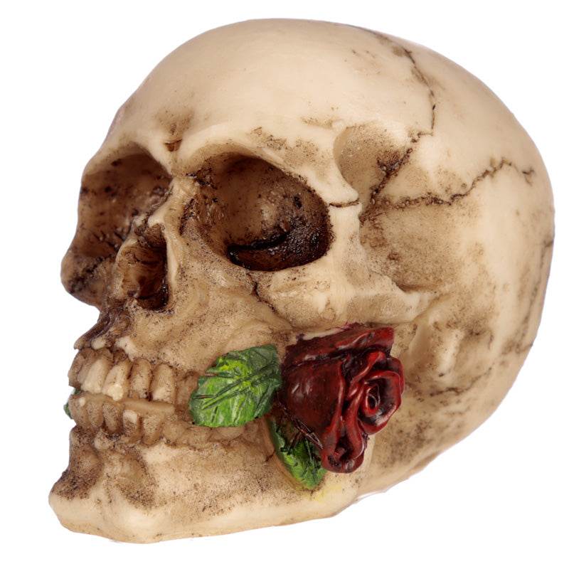 Skull with Rose in Teeth - Gift Arch