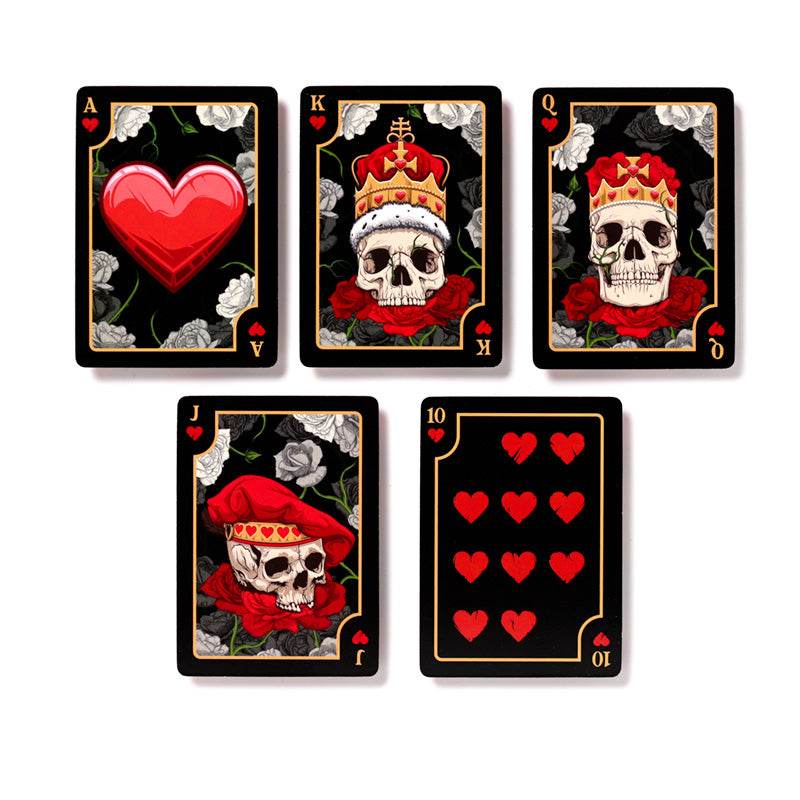 Skulls and Roses Standard Playing Card Deck - Gift Arch