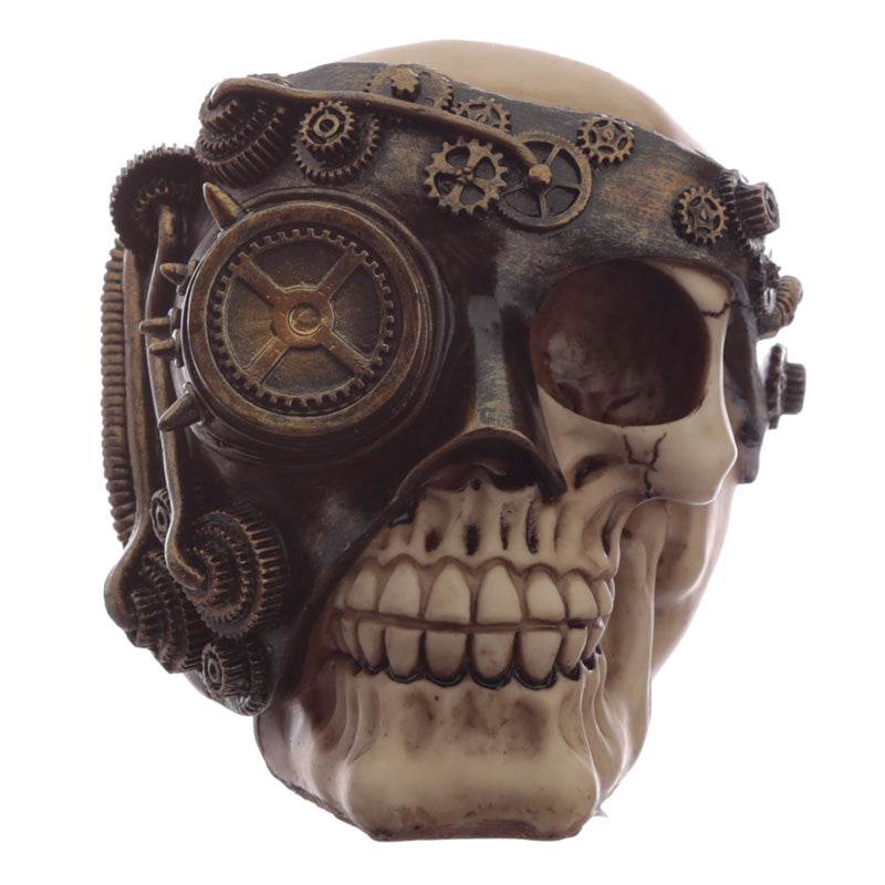 Steampunk Skull Head Ornament - Gift Arch