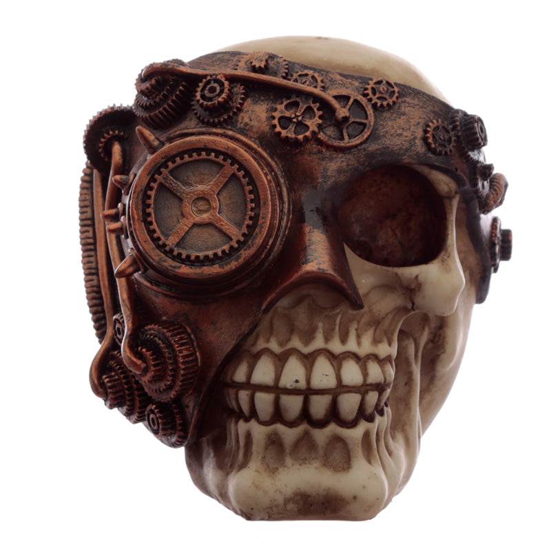 Steampunk Skull Head Ornament - Gift Arch