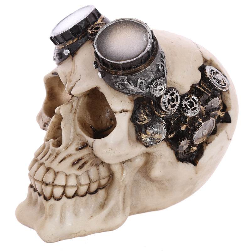 Steampunk Style Skull Decoration with Goggles - Gift Arch