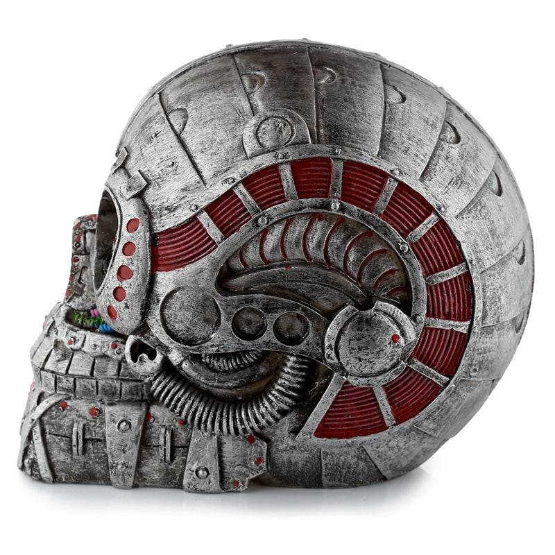 Steampunk Style Skull Half Robot Head - Gift Arch