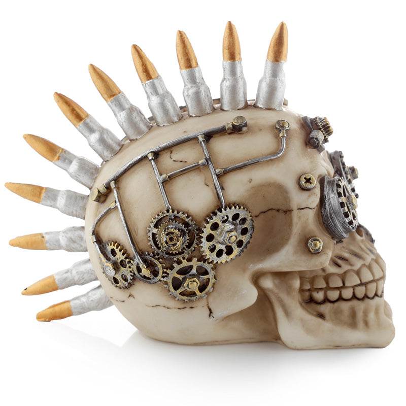 Steampunk Style Skull with Bullet Mohican - Gift Arch