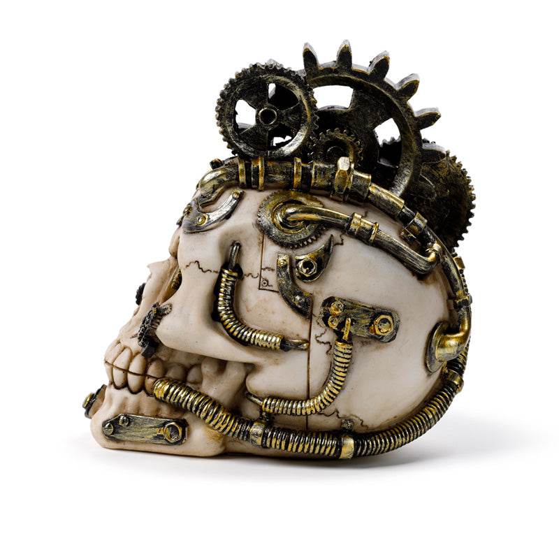 Steampunk Style Skull with Cogs & Springs - Gift Arch