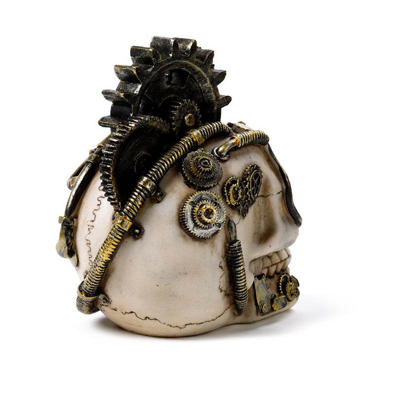 Steampunk Style Skull with Cogs & Springs - Gift Arch