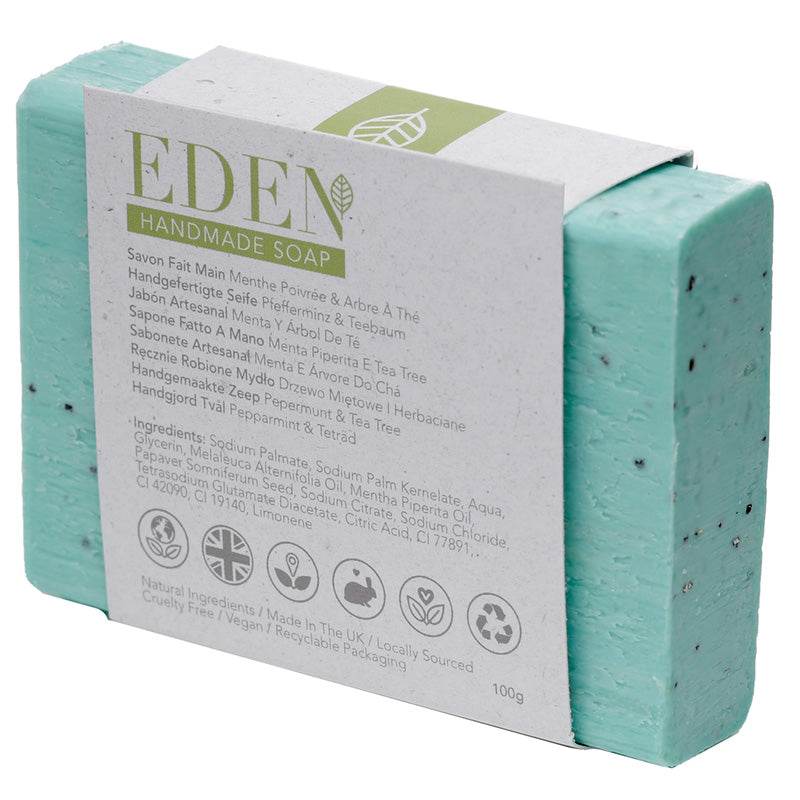 Eden Handmade Soap Bar Peppermint & Tea Tree - Gift Arch