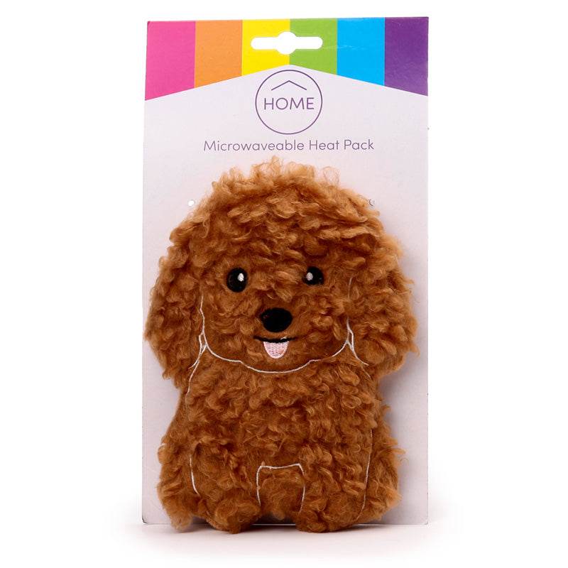 Cavapoo Fluffy Dog Microwavable Plush Lavender Heat Pack - Gift Arch